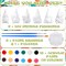 6 Sets Ready to Paint Your Own Ceramic Gnome Statues Spring DIY Unpainted Ceramics Gnome Figurines
